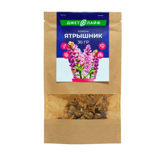 Корень ятрышника сухой 30 гр Корень ятрышника сухой 30 гр
