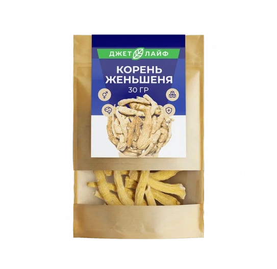 Корень женьшеня 30 гр Корень женьшеня 30 гр